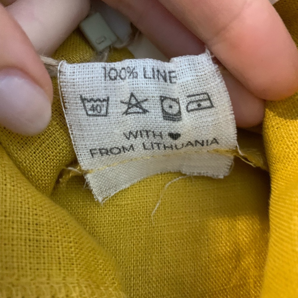 Halter Linen Mini Dress - Picture 6 of 8
